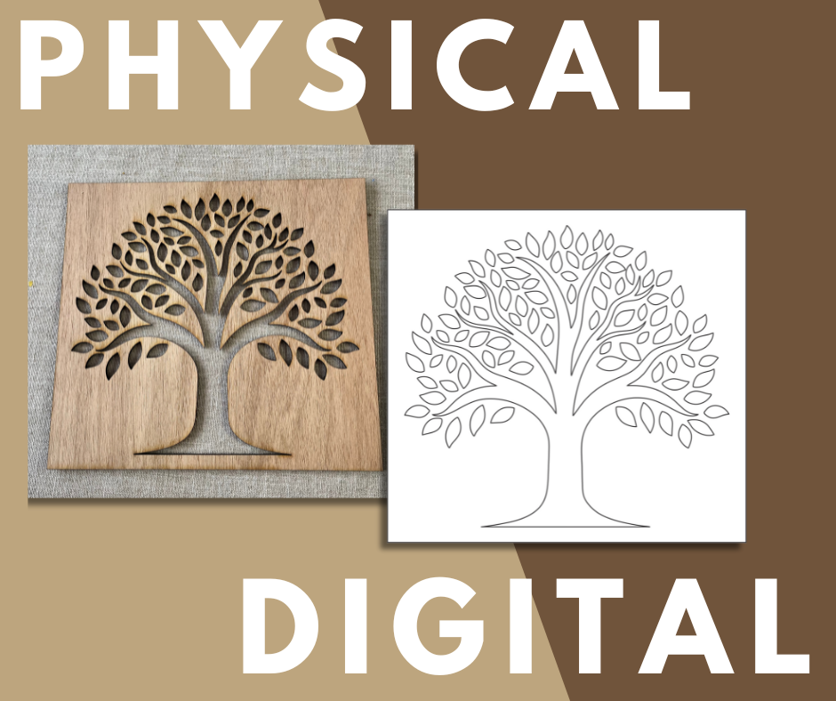 "NEW" Large Tree of Life Stencil