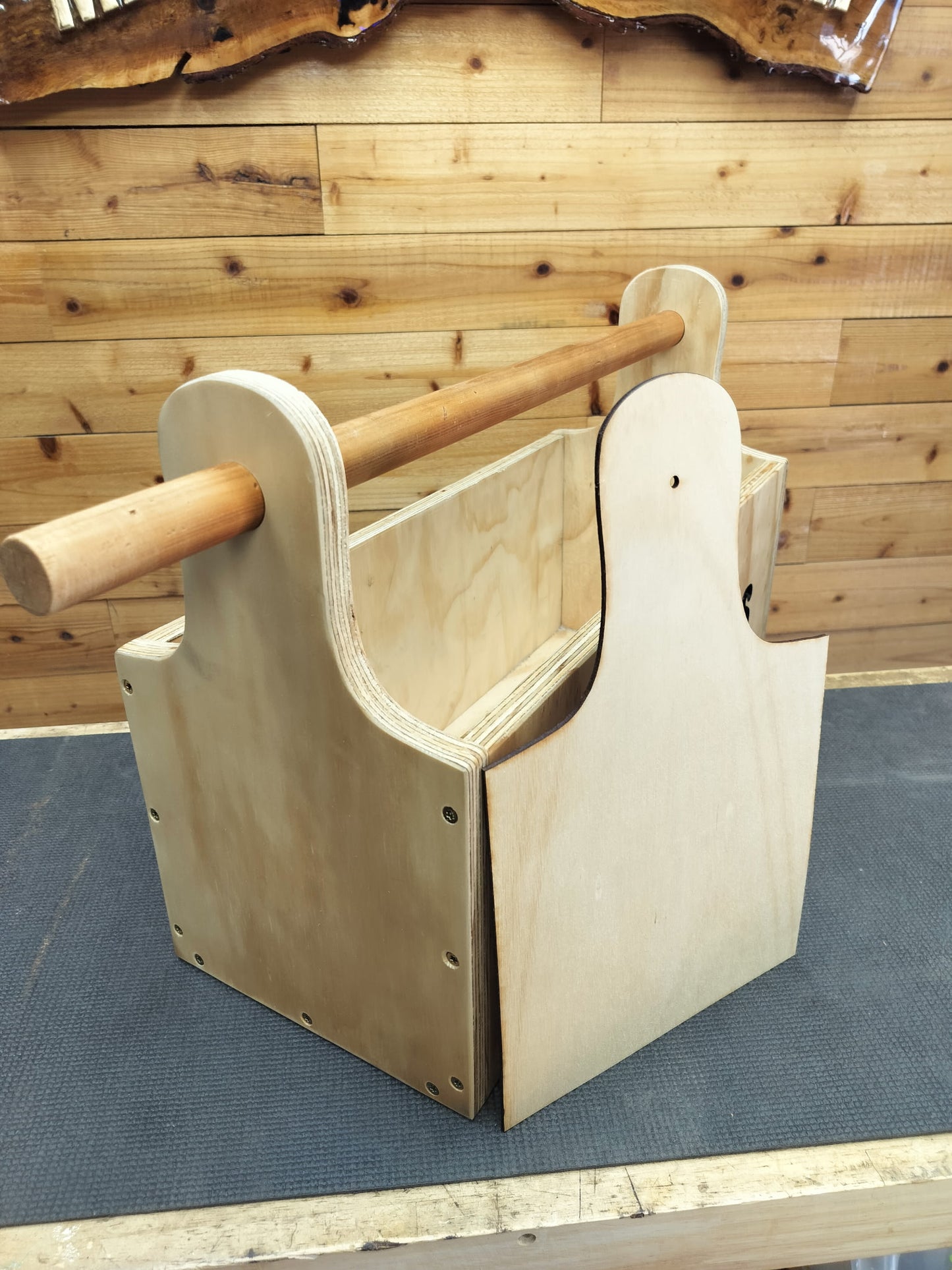 Tool Box End Piece Stencil