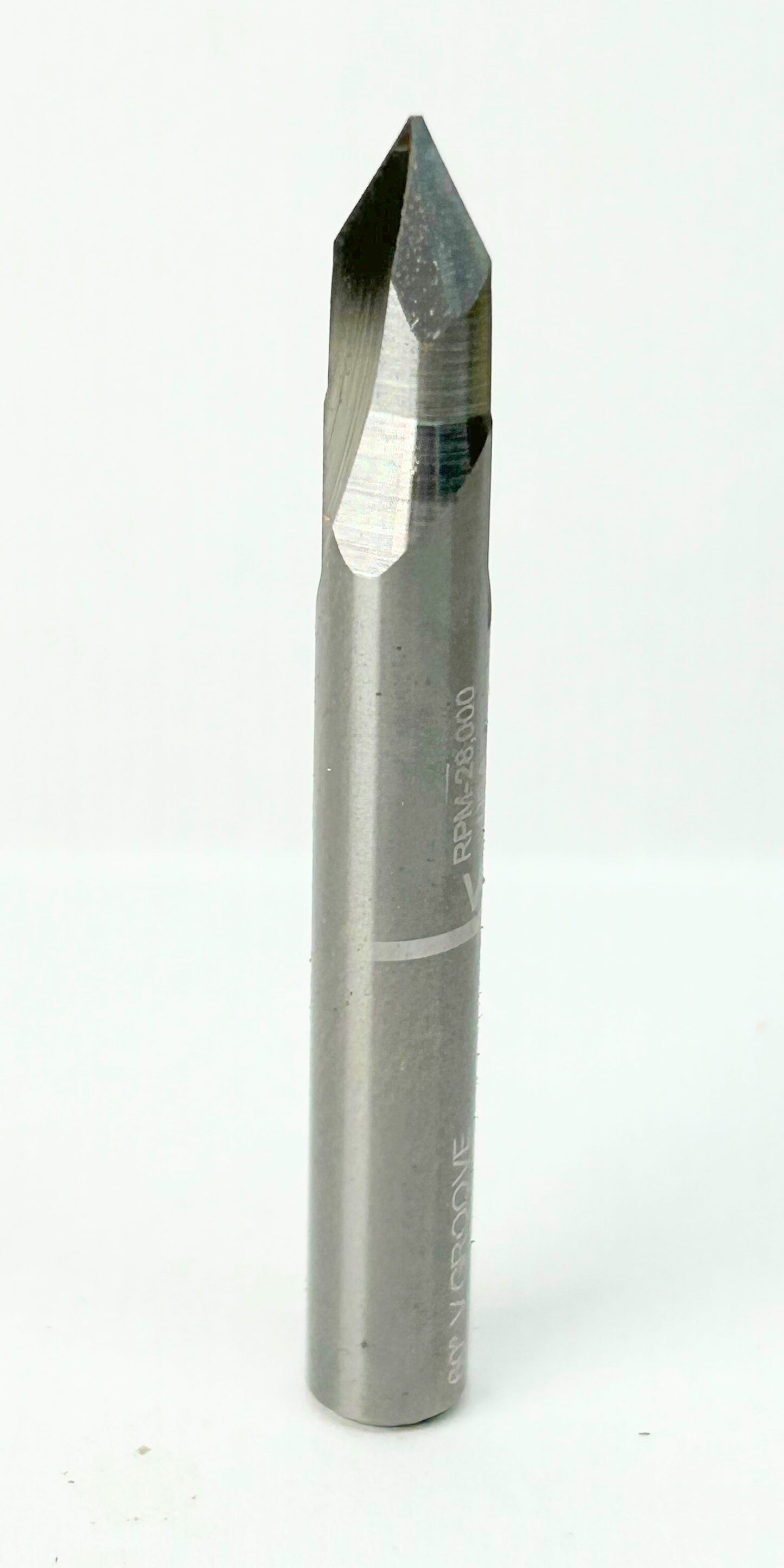 60° Solid Carbide V-Groove Router Bit