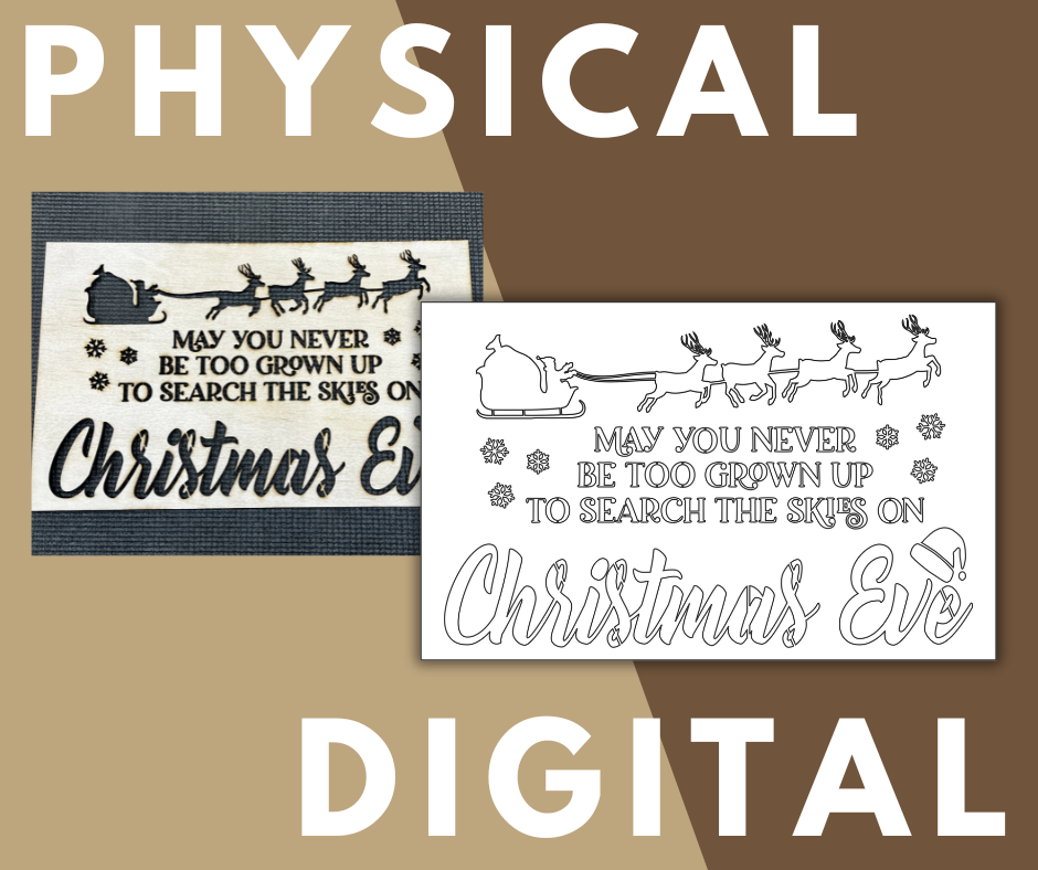 Christmas Eve Layout Stencil December 2024