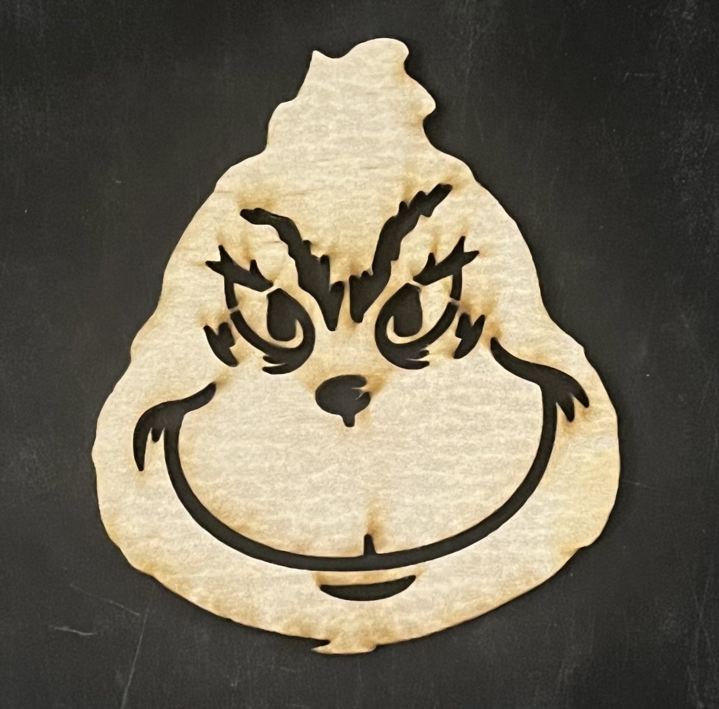 Grinch Smile Layout Template November 2024