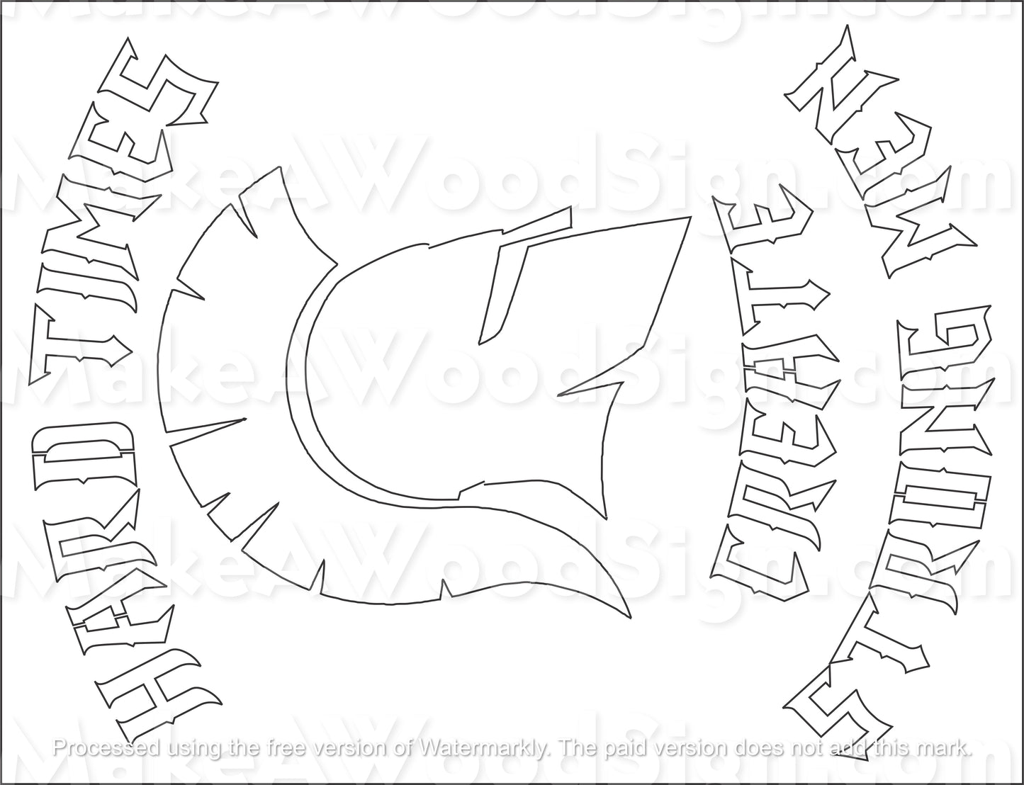 Strong Men Layout Stencil Nov. 23