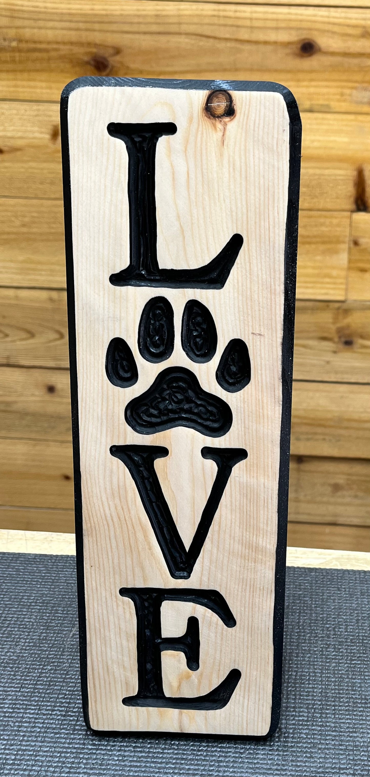 Love/Paw Layout Stencil