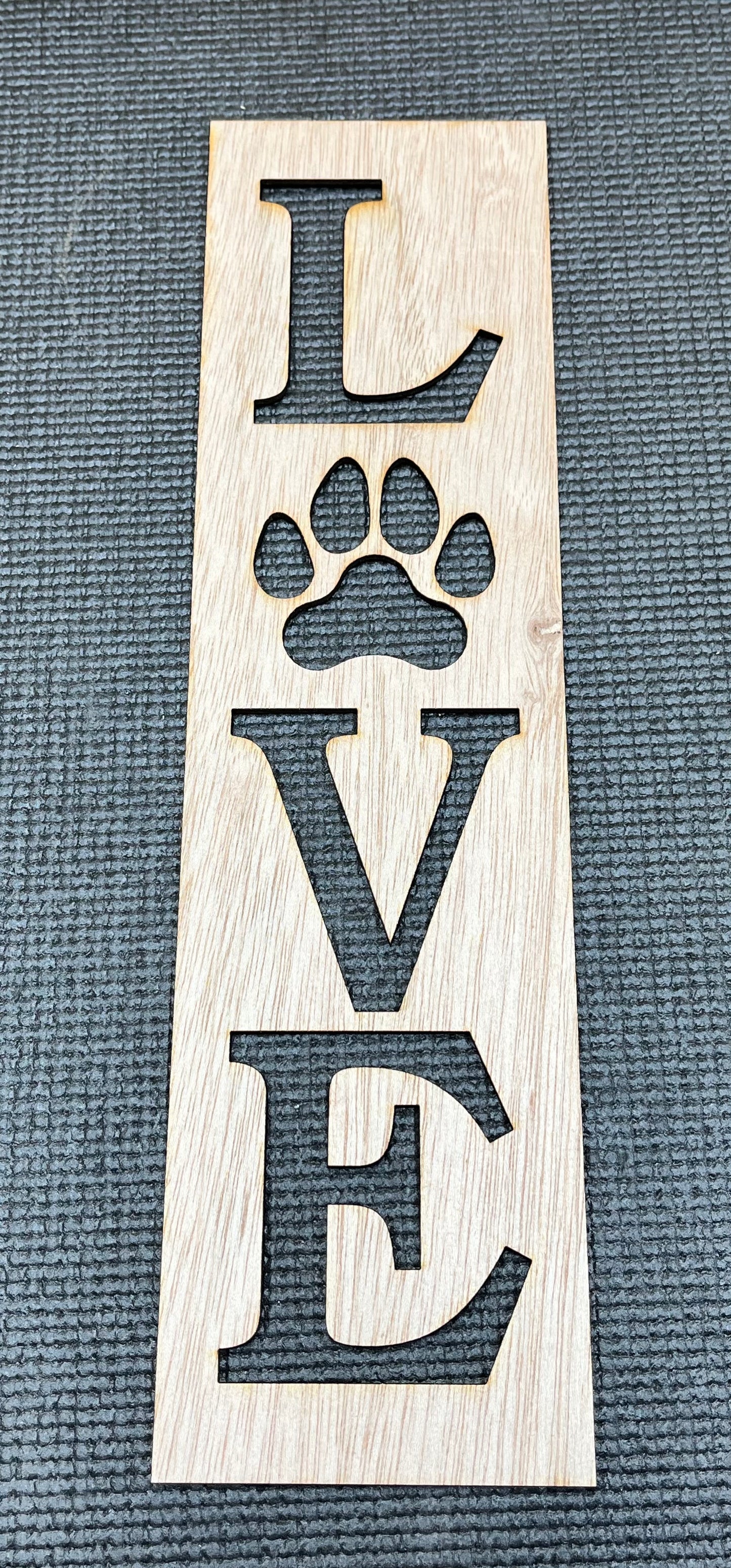 Love/Paw Layout Stencil