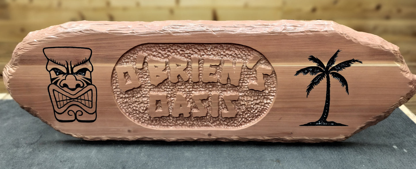 9 Inch Tall Palm Tree Layout Template