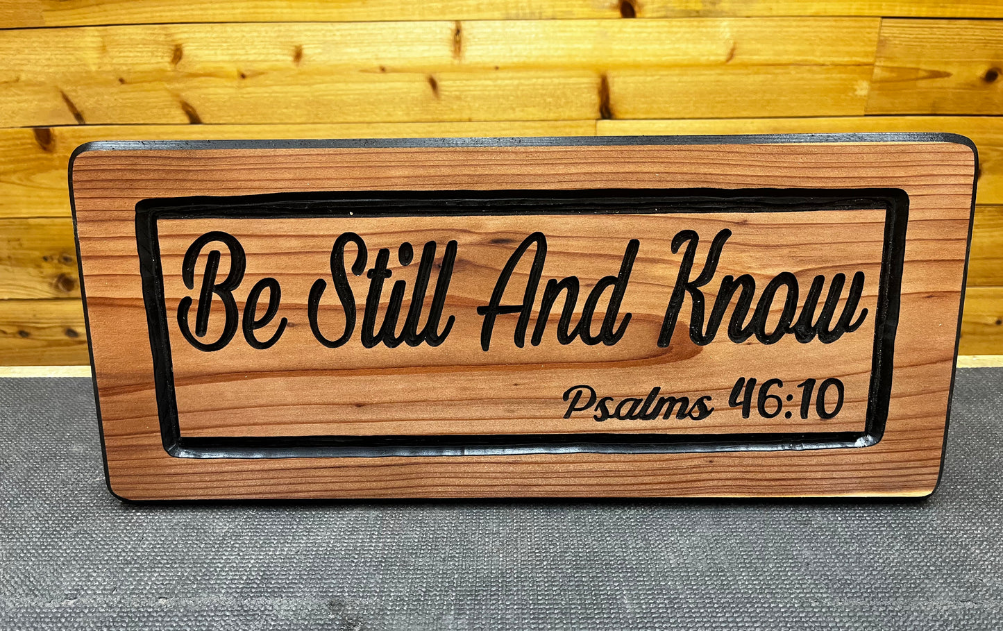 Be Still and Know Psalms 46:10 Stencil