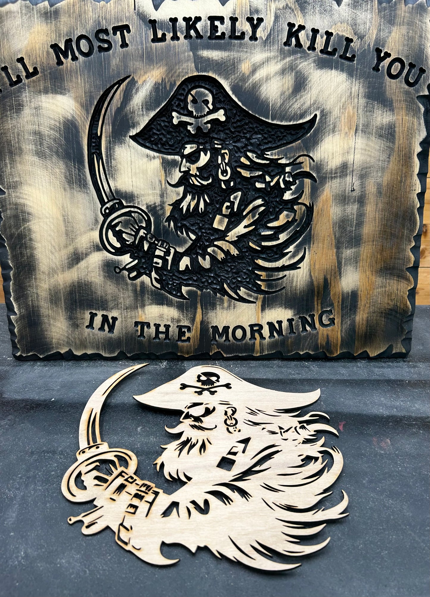 Pirate Layout Stencil 8/25