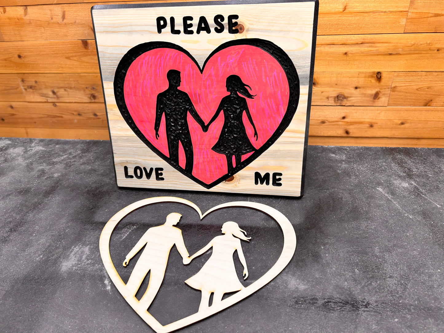 Holding Hands Heart February 2025