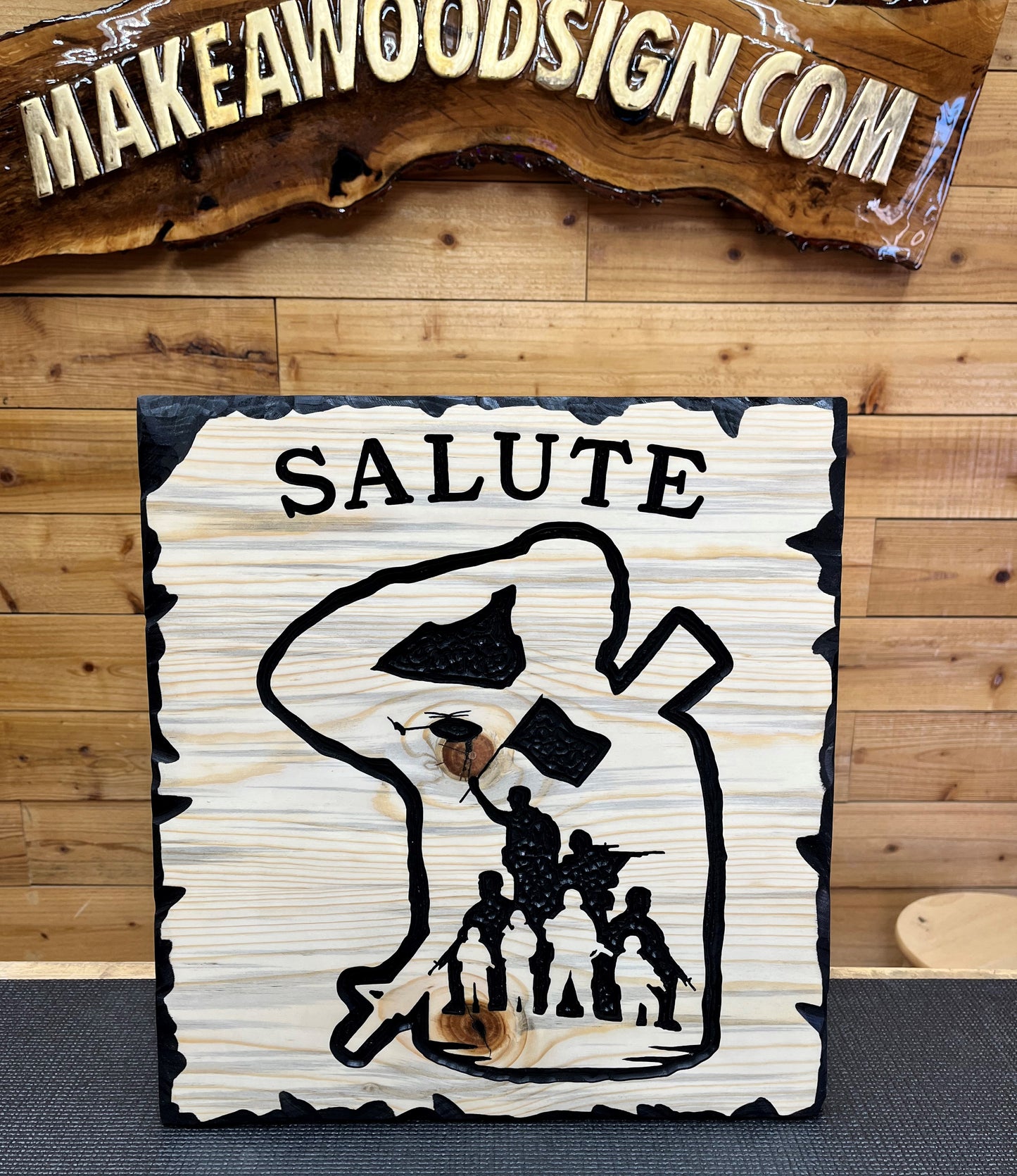 Salute Layout Stencil