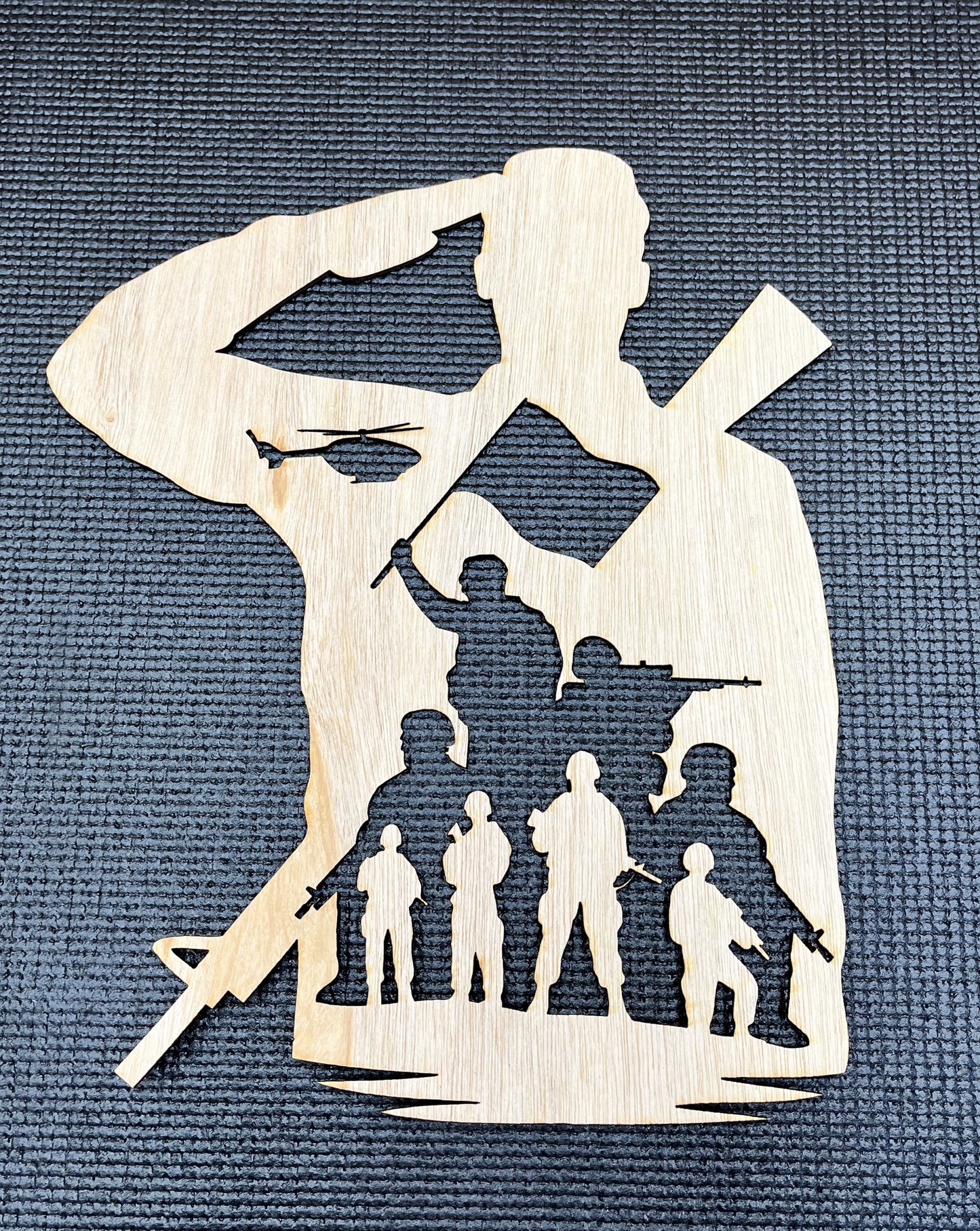 Salute Layout Stencil