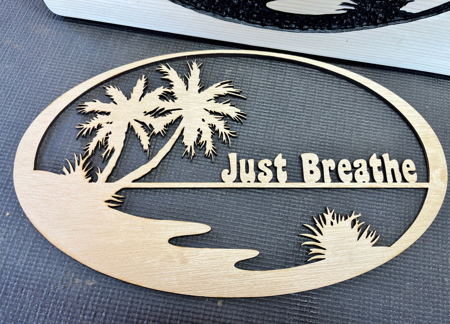 Just Breathe Layout Stencil