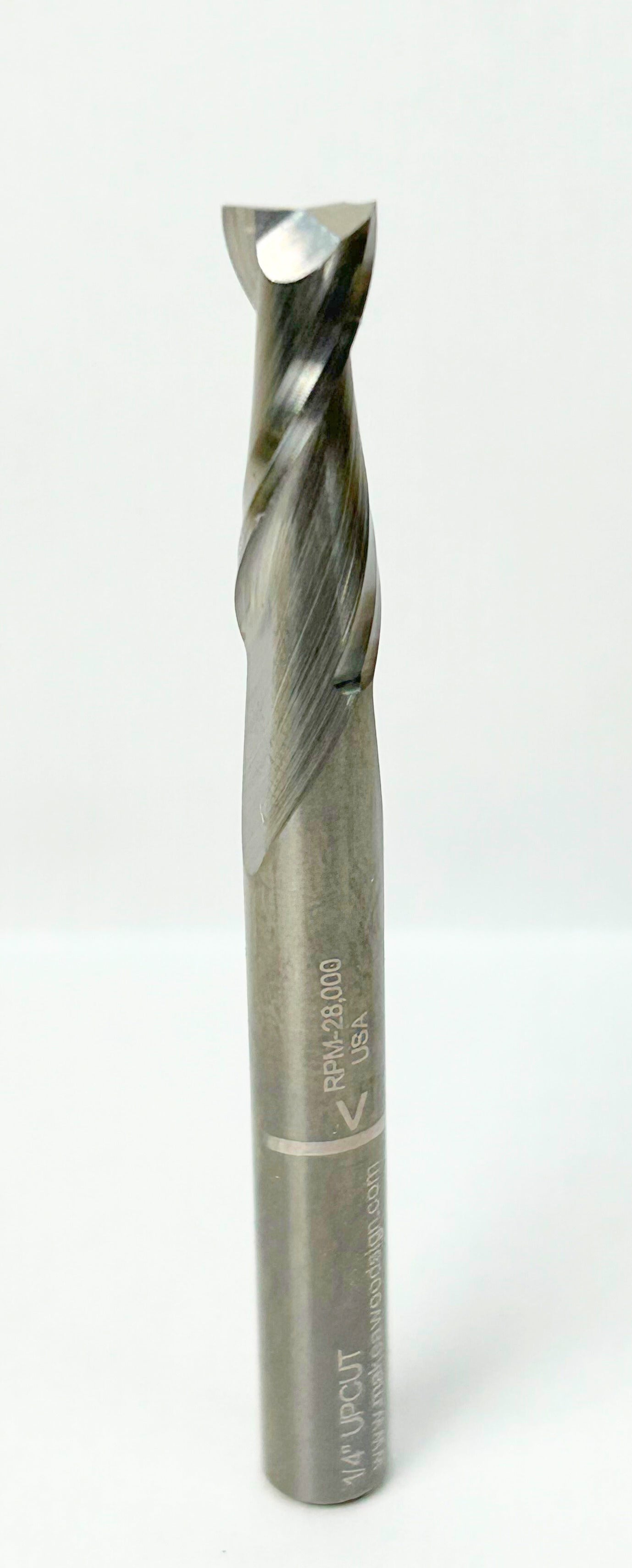 1/4" Spiral Up Cut Solid Carbide Router Bit