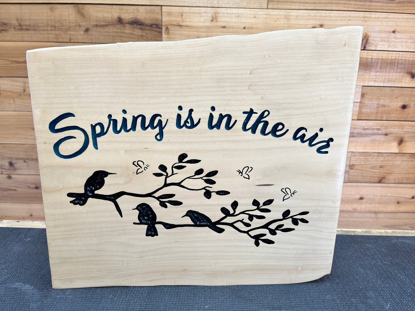Spring Is In The Air Layout Stencil