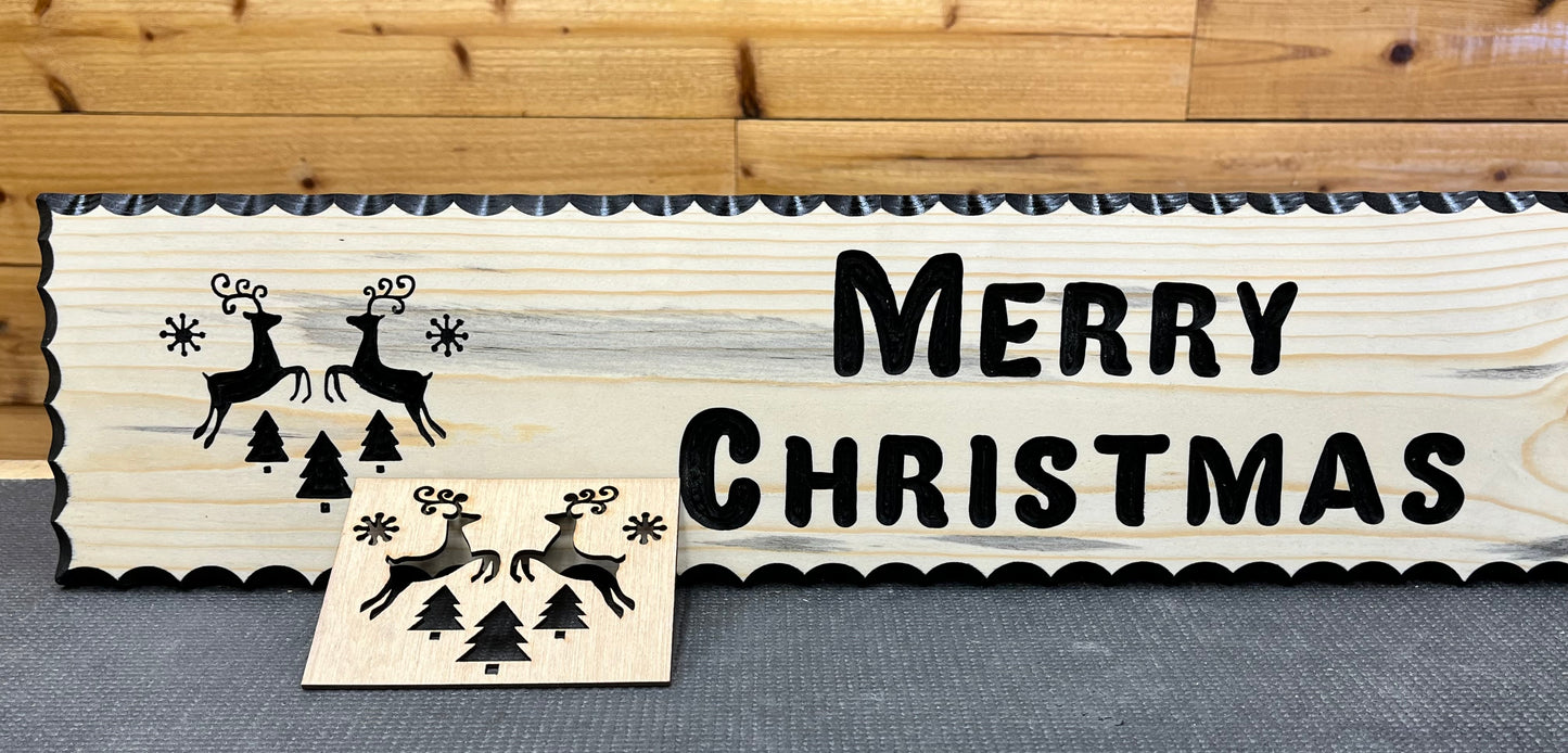 Vintage Christmas Template TOM 12/23