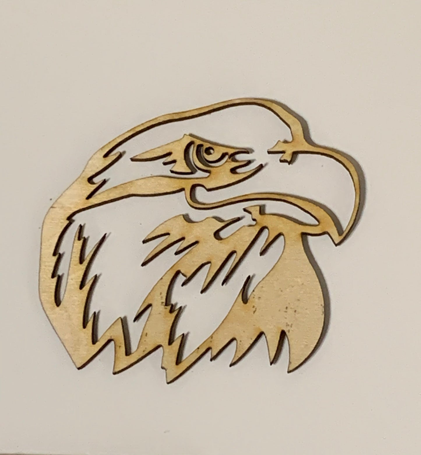 Patriotic Eagle Head Layout Template