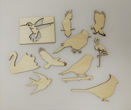 Bird Layout Template Set