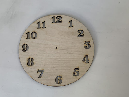 12" Clock Layout Stencil