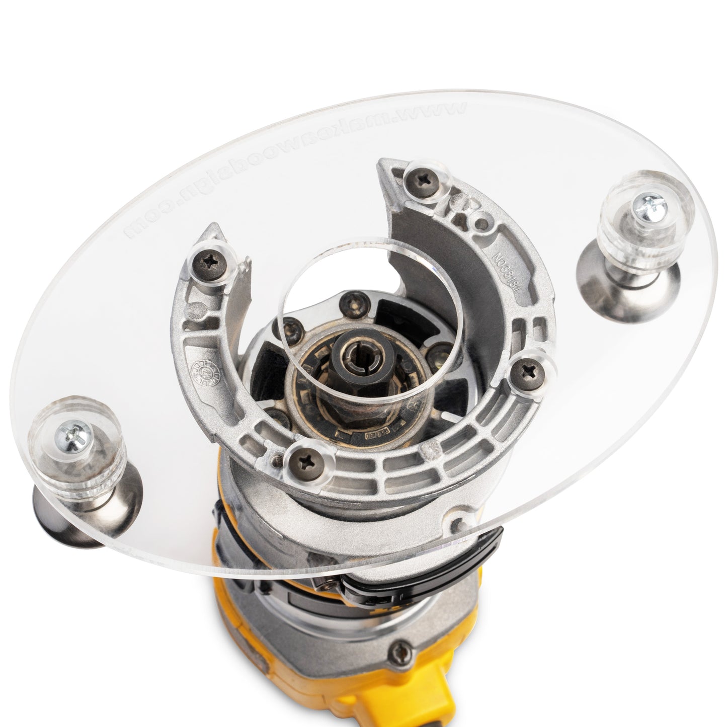 Arylic Router base plate for a AVID 6.5 AMP, 1.25 HP Trim Router