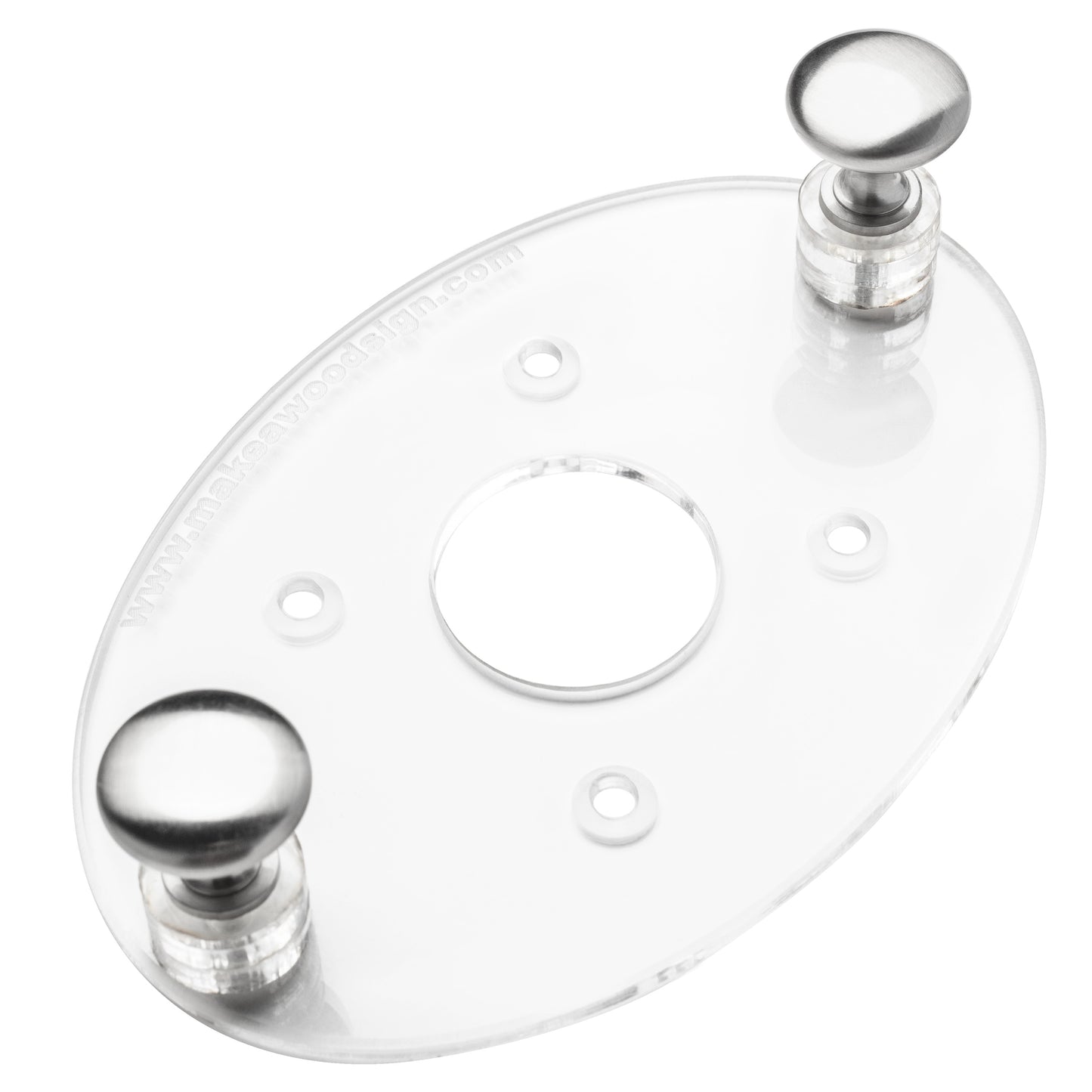 Acrylic Base Plate for Professional Woodworker 2.4-Amp 1/4 in. Laminate Trimmer