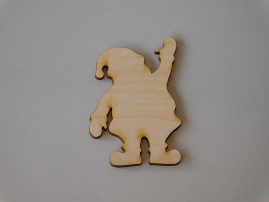 Waving Santa Silhouette