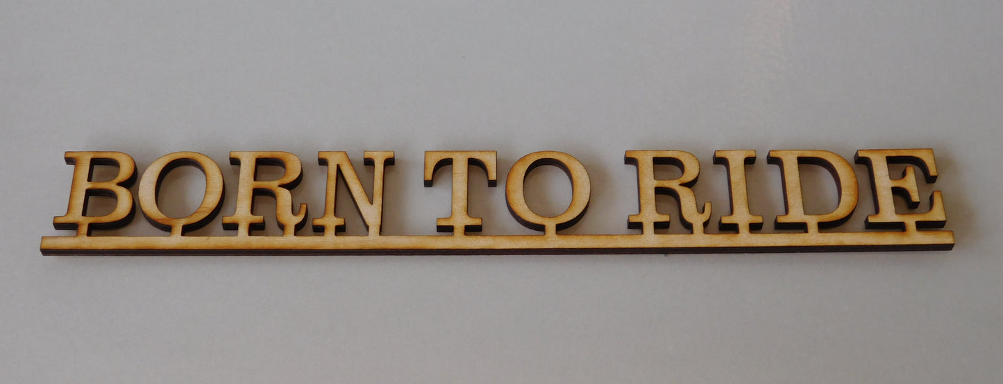 Born To Ride Layout Letter Template LARGE - Clarendon