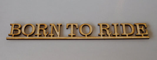 Born To Ride  Layout Letter Template LARGE - Clarendon