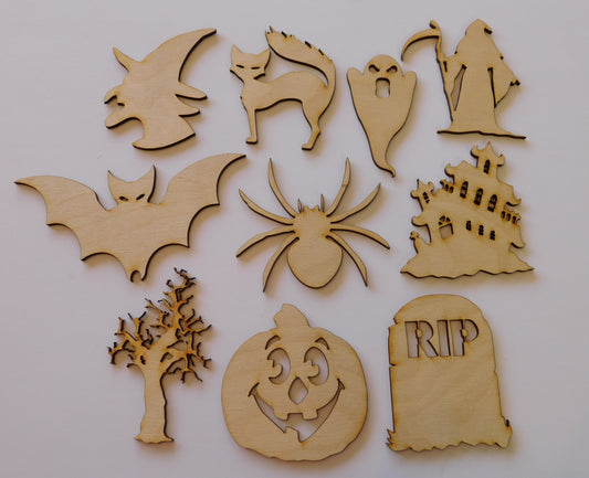 Halloween Layout Template Set