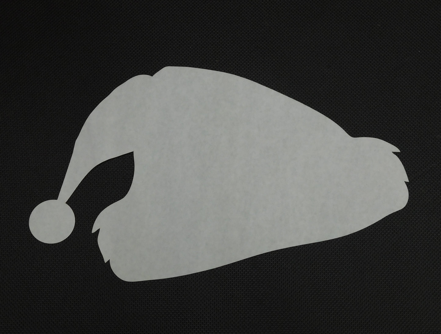 Paper Cutout Pattern - Santa Hat