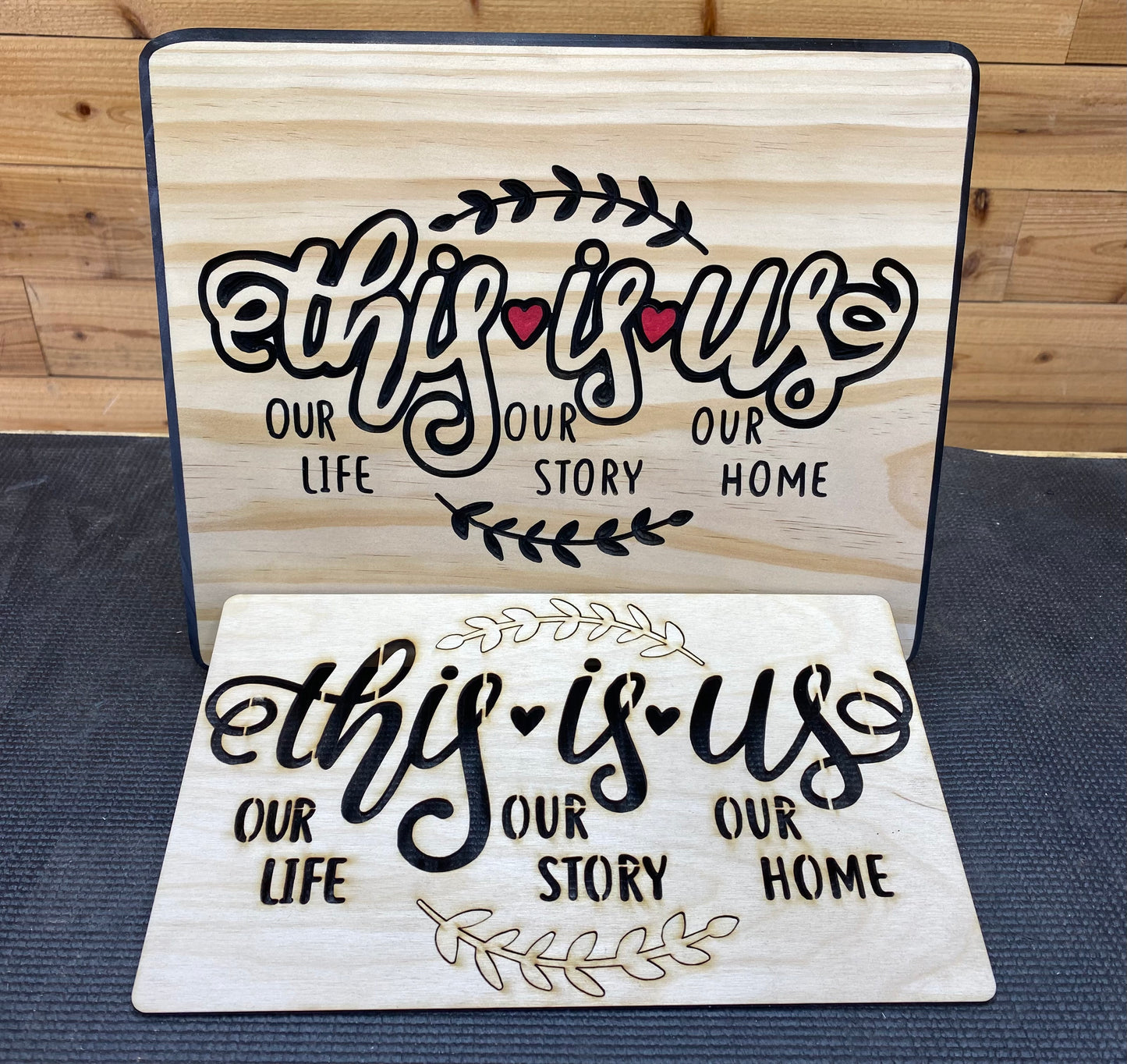 This Is Us Layout Stencil