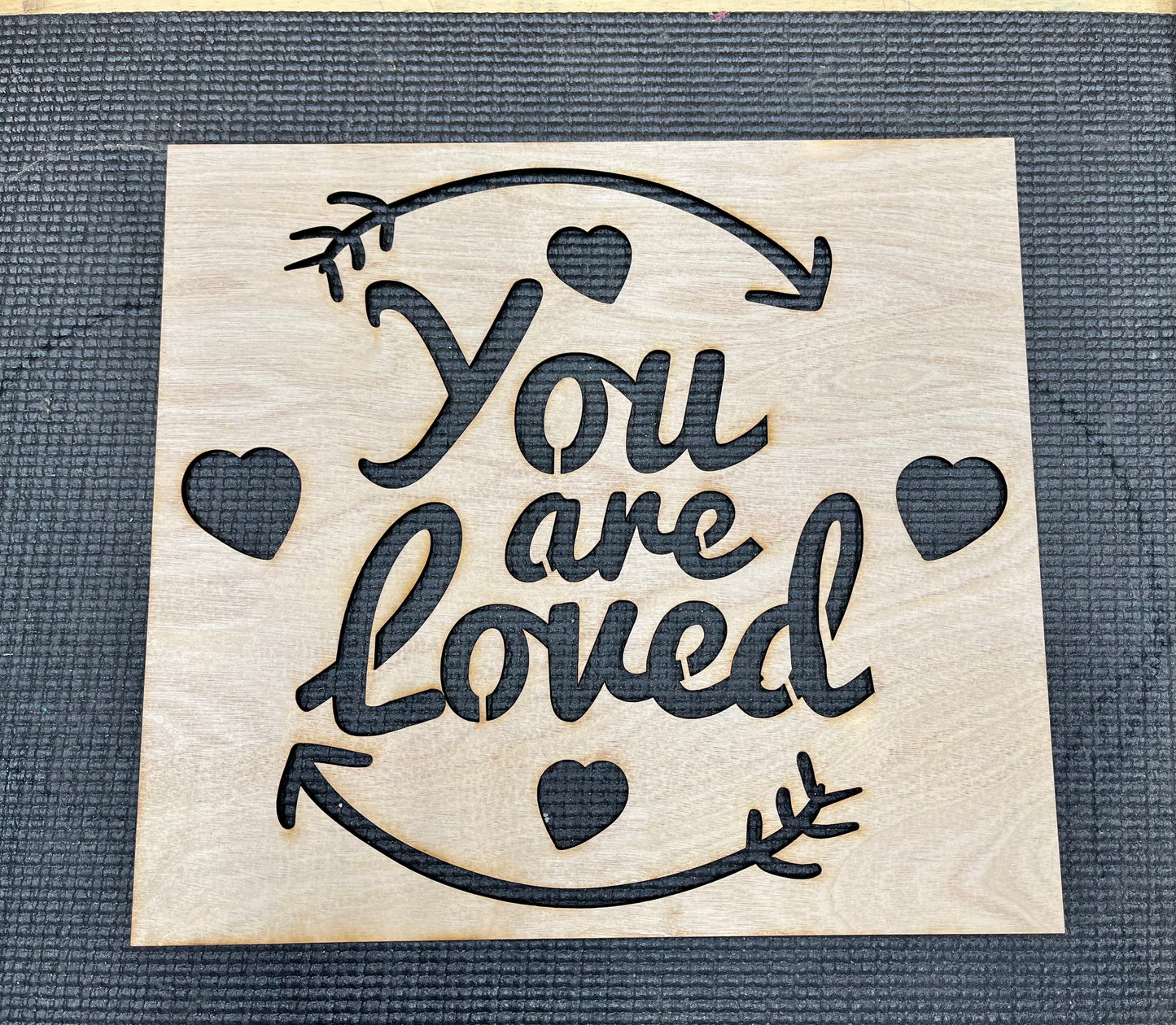 You Are Loved Stencil February 2023