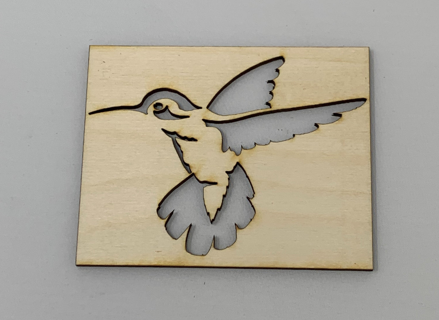 Detailed Humming Bird Layout Template