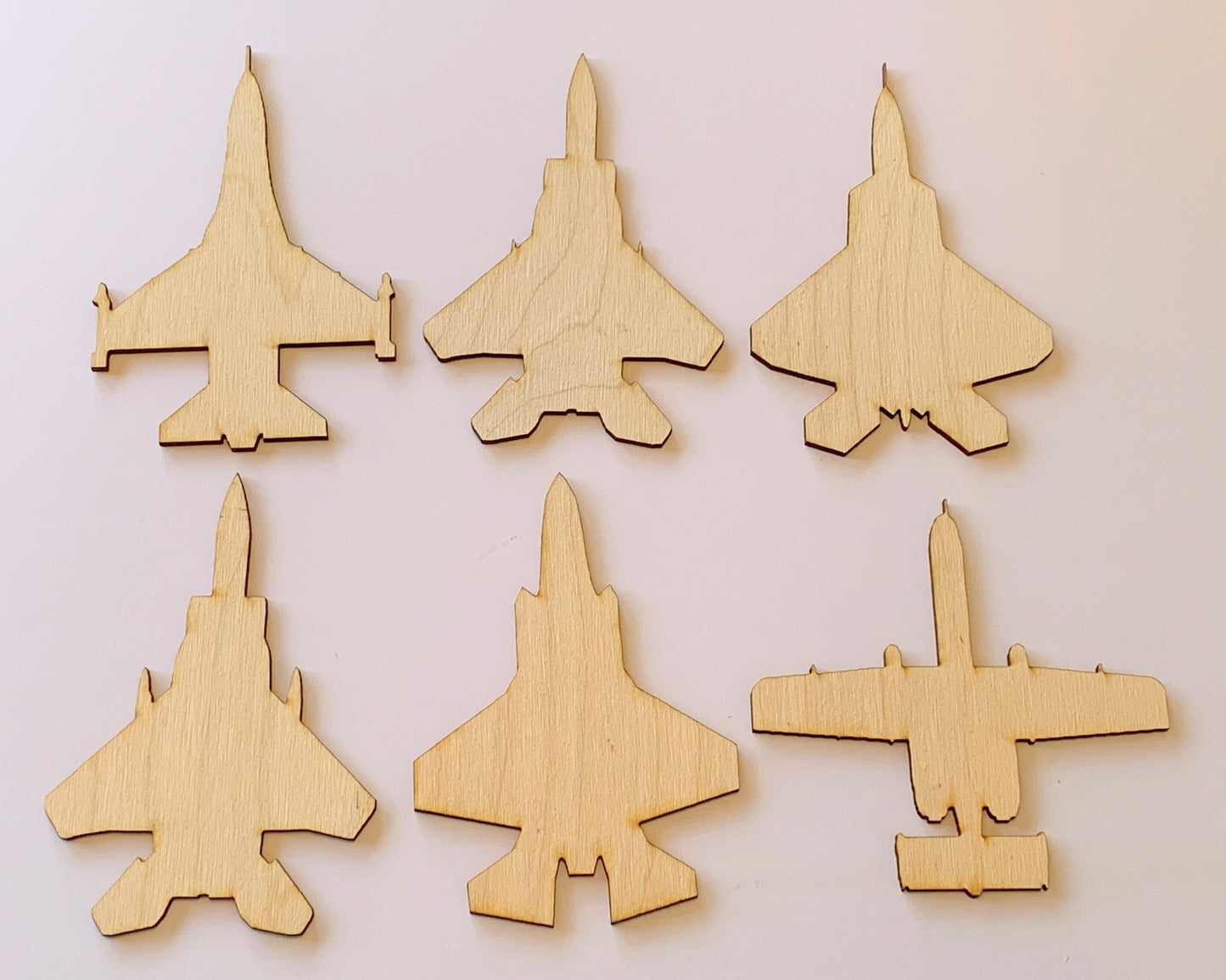 Fighter Jet Layout Template Set