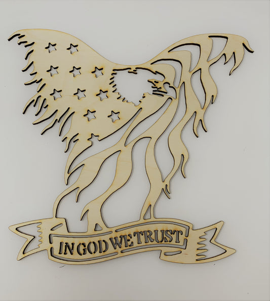 Freedom Eagle Stencil
