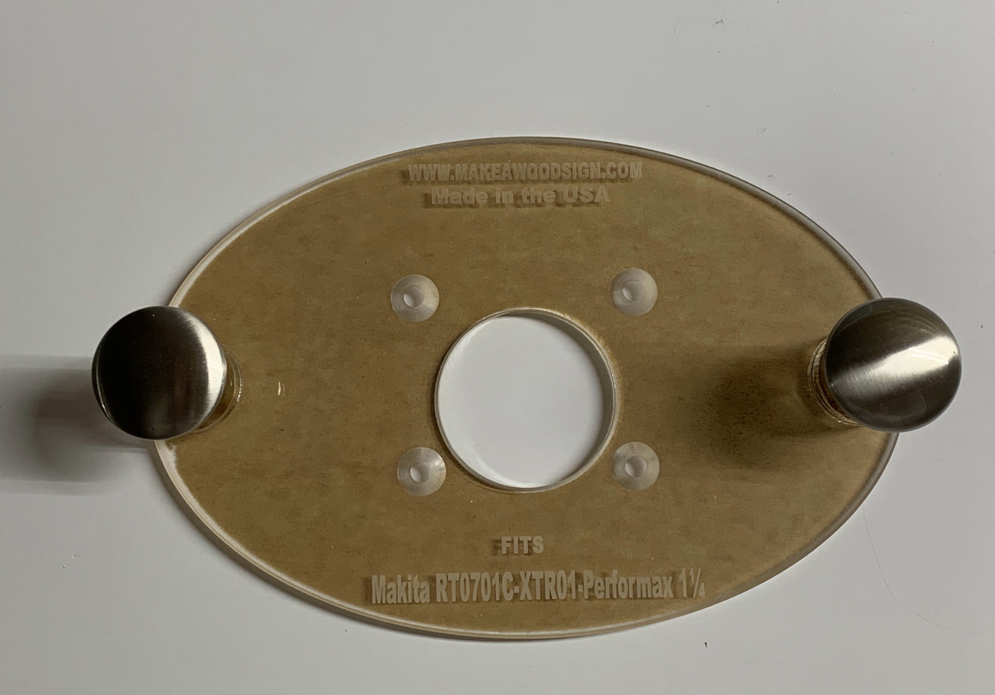 Acrylic Router Base Plate For Performax Compact Router
