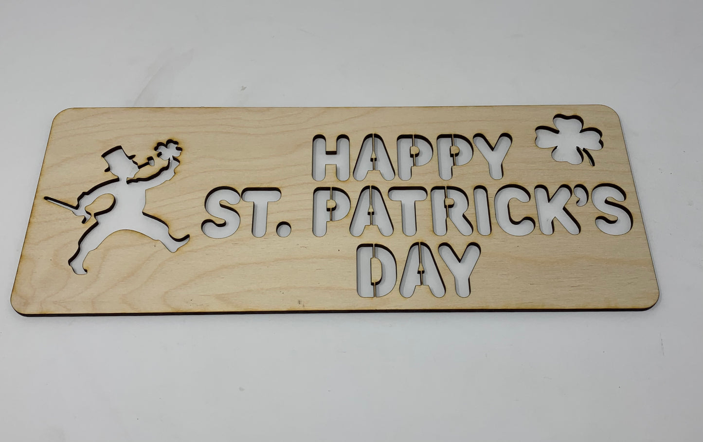 Happy St. Patrick's Day Stencil Layout Stencil