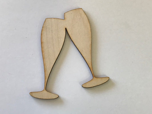 Champagne Glasses Layout Template