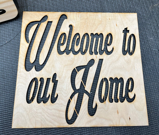 Welcome to our Home Stencil (SQUARE)