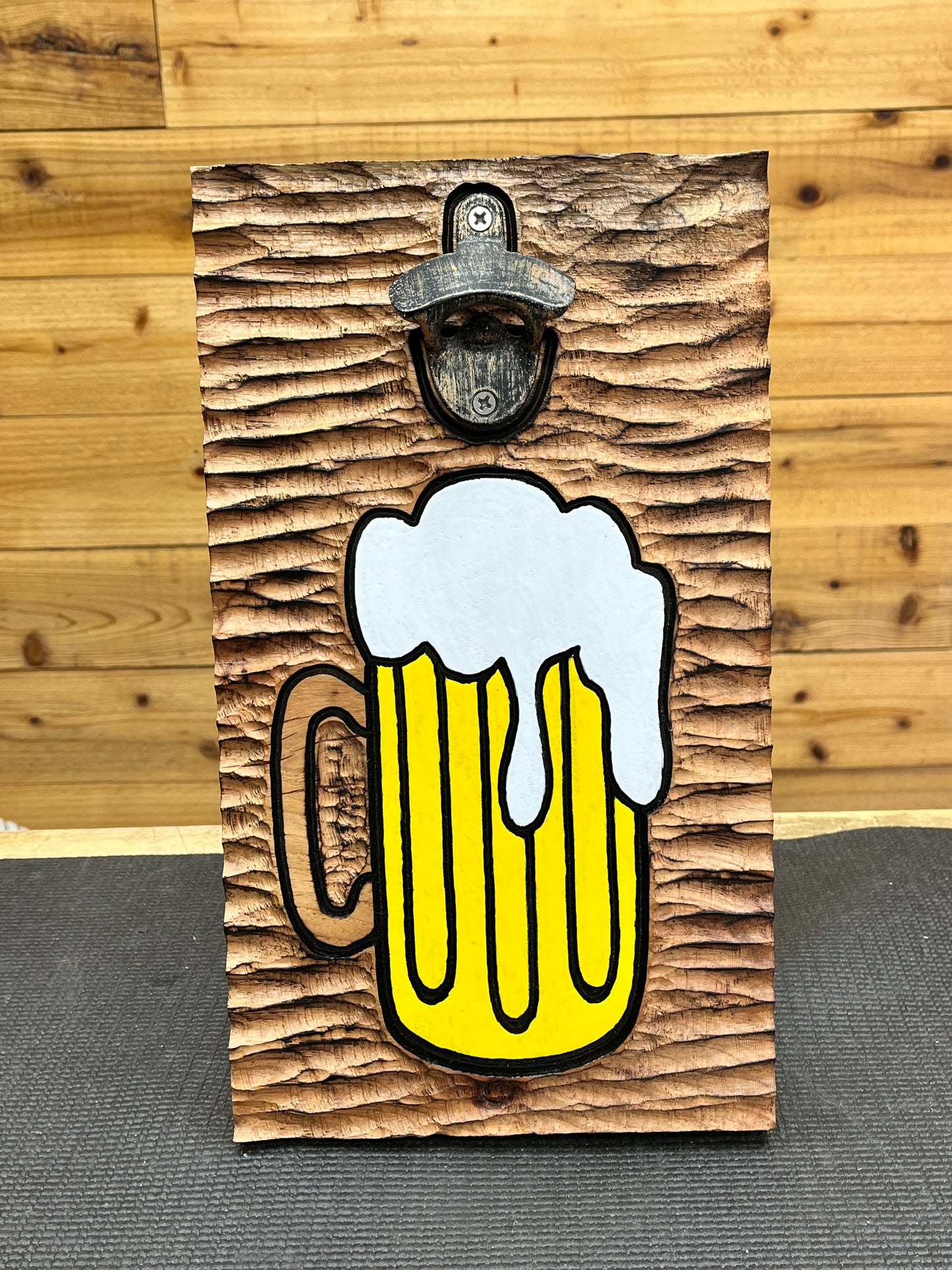 9 Inch Beer Mug Stencil