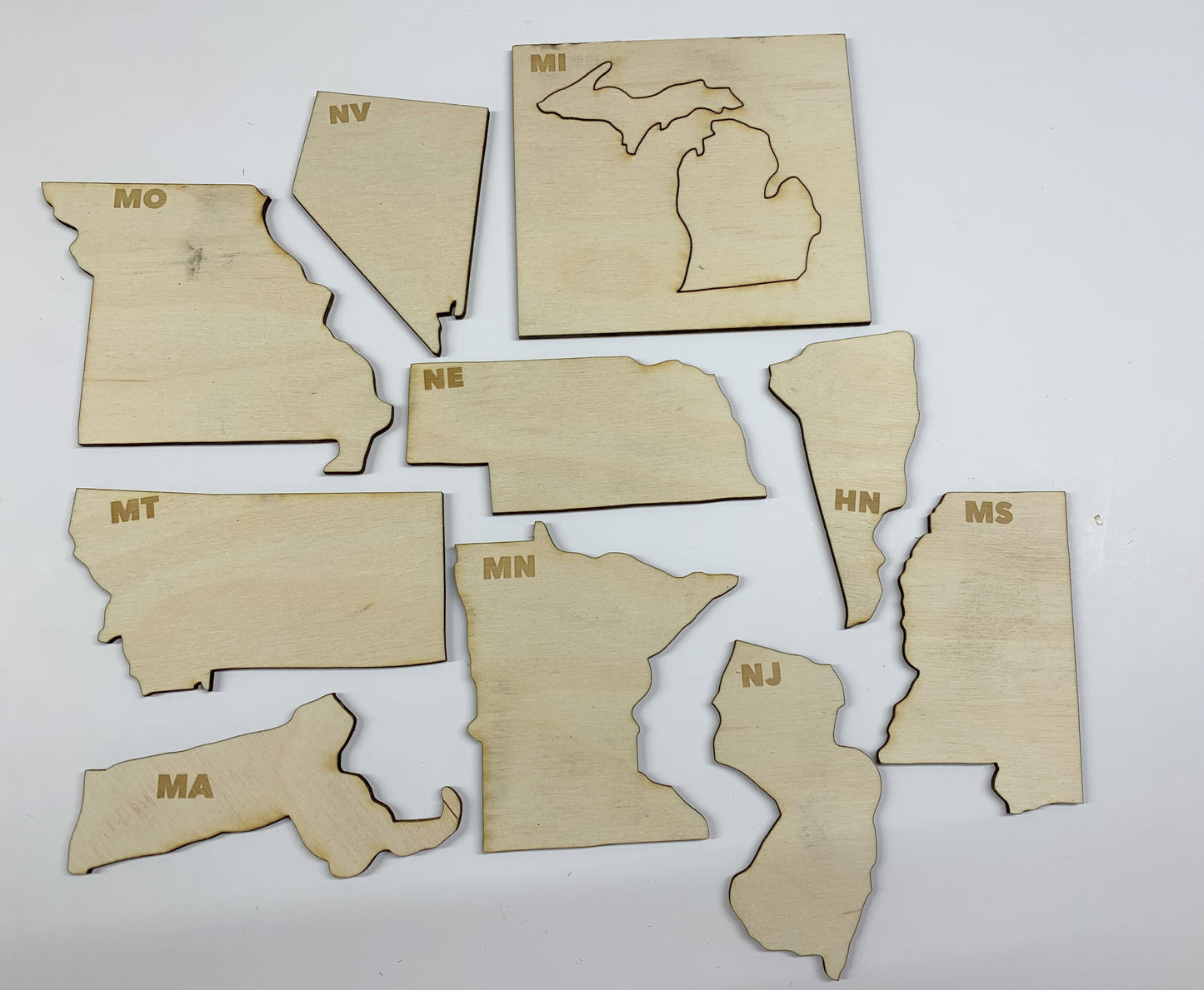 State Layout Templates #3 (MA - NJ)
