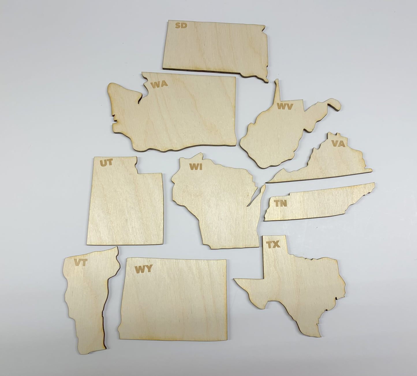 Individual State Layout Templates