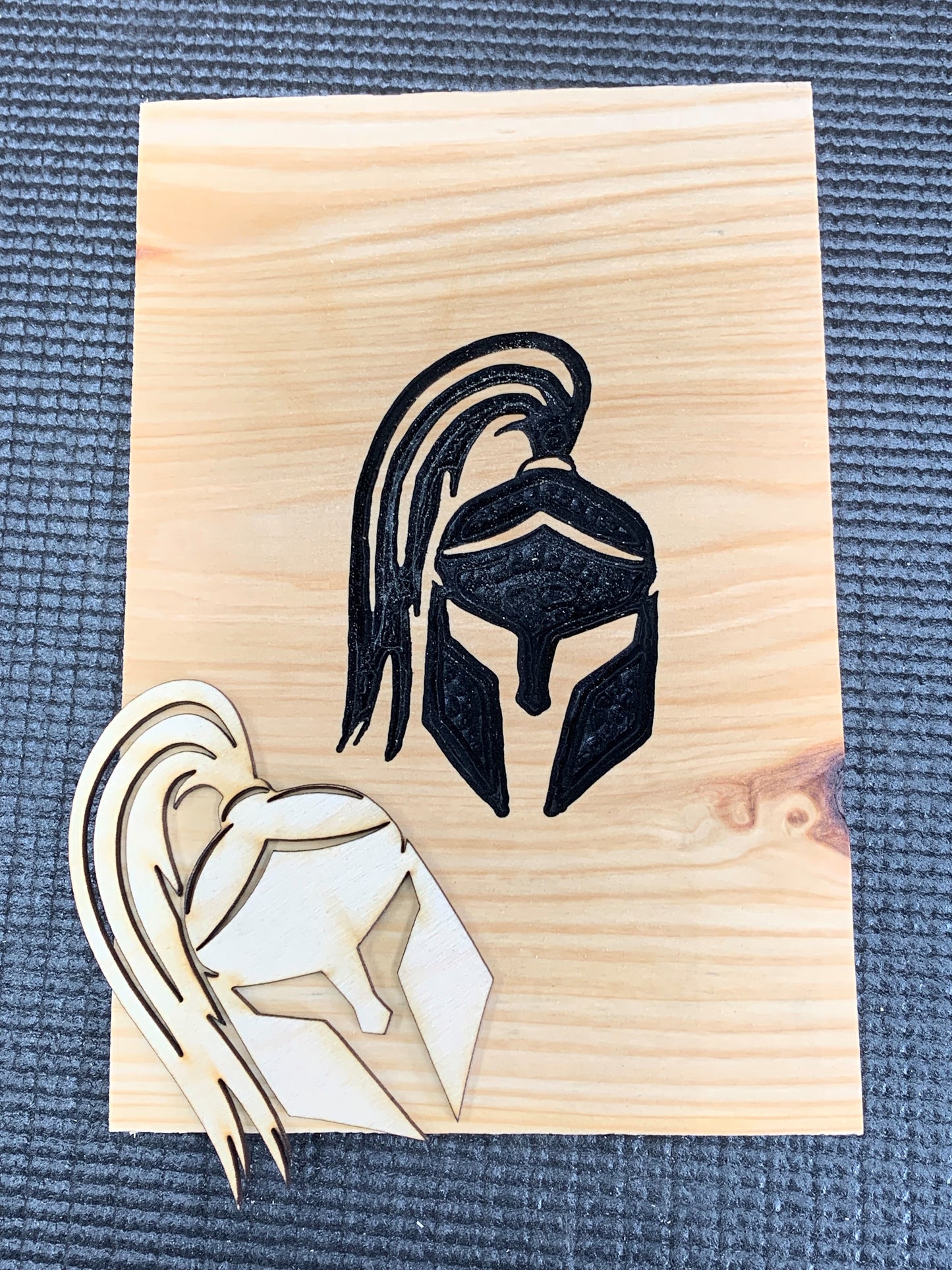 Knights Helmet Layout Template