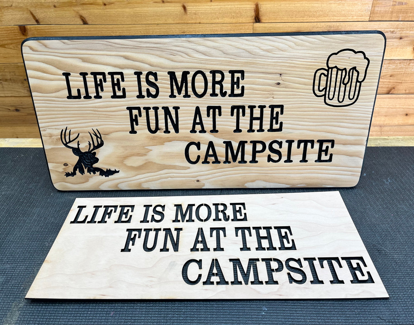 LIFE IS MORE FUN AT THE CAMPSITE