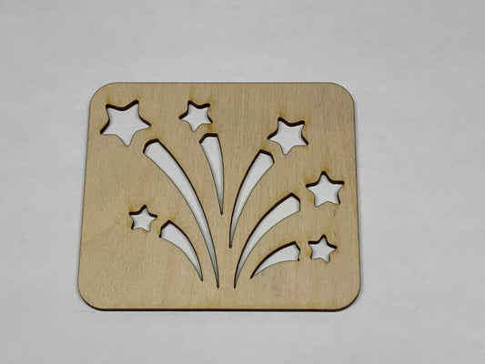 Streaking Stars Layout Template