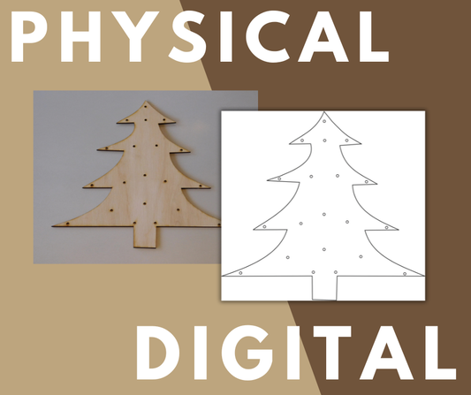 Christmas Tree Layout Stencil