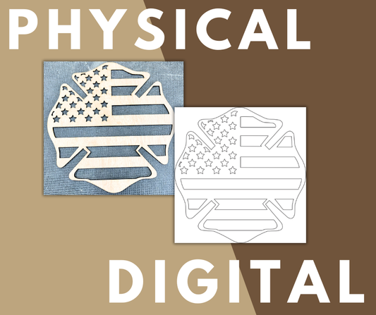 Large Maltese Flag Stencil 1/24