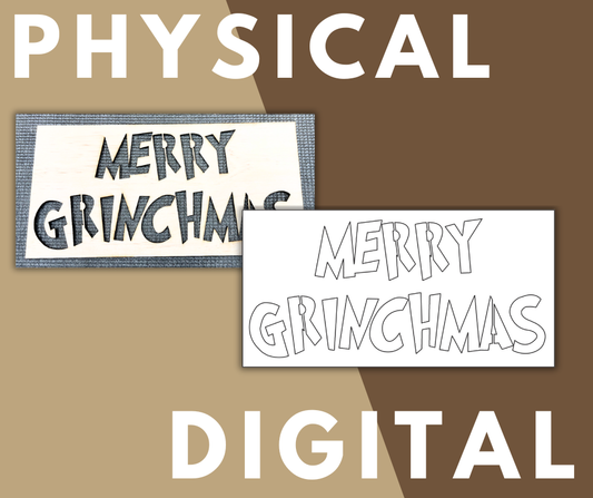 Merry Grinchmas Layout Stencil