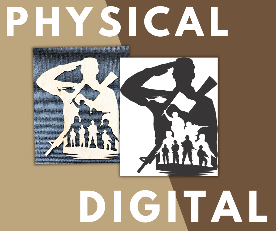 Salute Layout Stencil