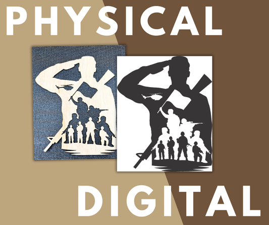 Salute Layout Stencil