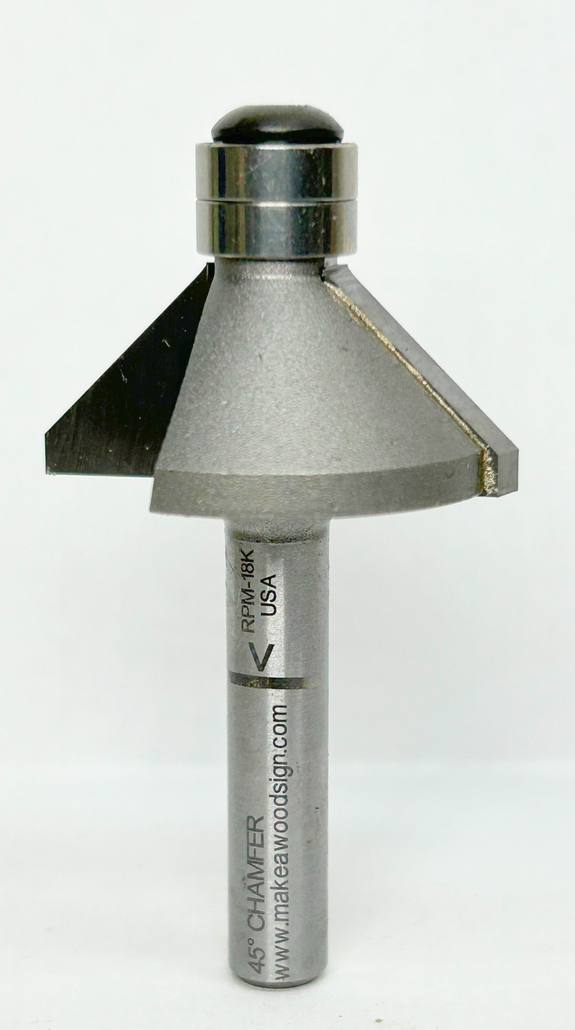 Chamfered Router Bit 45° Champher Router Bit – Make a Wood Sign