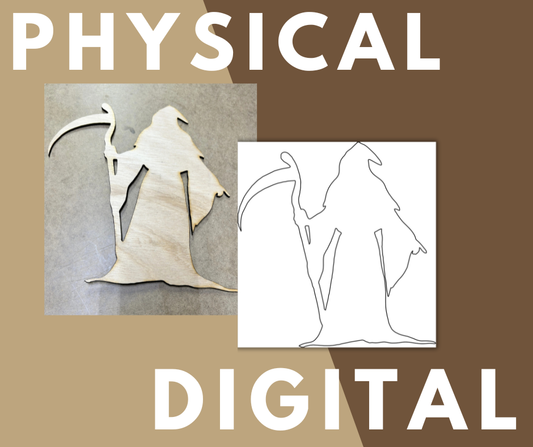 9 Inch Grimm Reaper Stencil